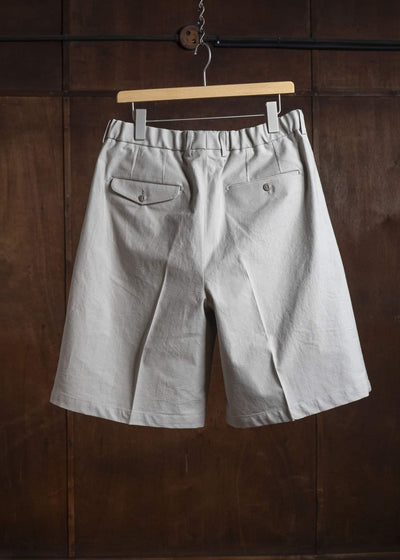 YOKO SAKAMOTO YS-26SS-25-BEIGE Double Pleats Shorts BEIGE