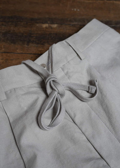 YOKO SAKAMOTO YS-26SS-25-BEIGE Double Pleats Shorts BEIGE