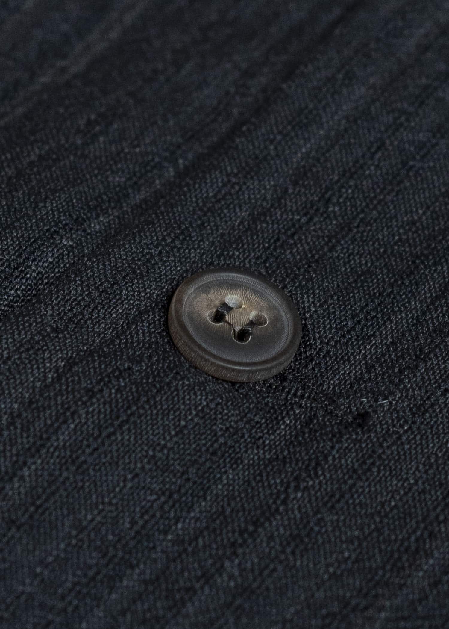 JAN-JAN VAN ESSCHE SHIRT#110 SHIRT JACKET WITH HIGH Medium Seersucker Dark Stripe