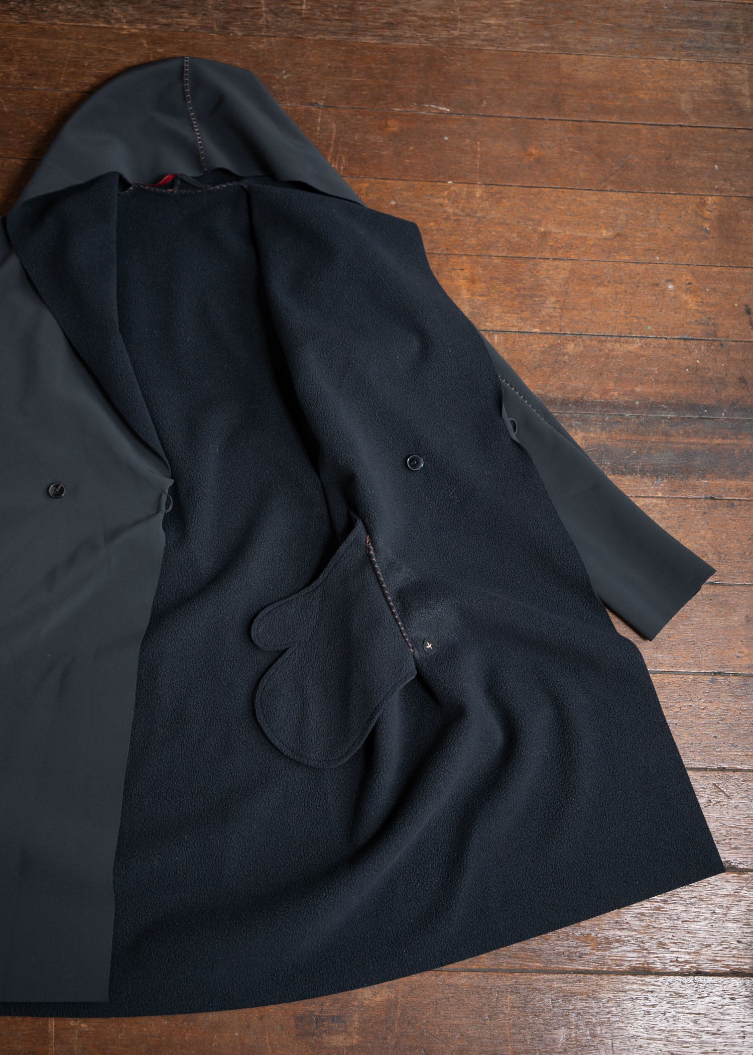 ma+ 22AW Bonding Overlock Coat