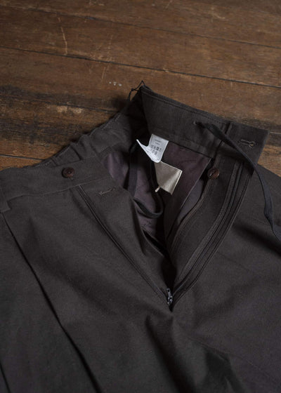 YOKO SAKAMOTO YS-26SS-25-BROWN Double Pleats Shorts BROWN