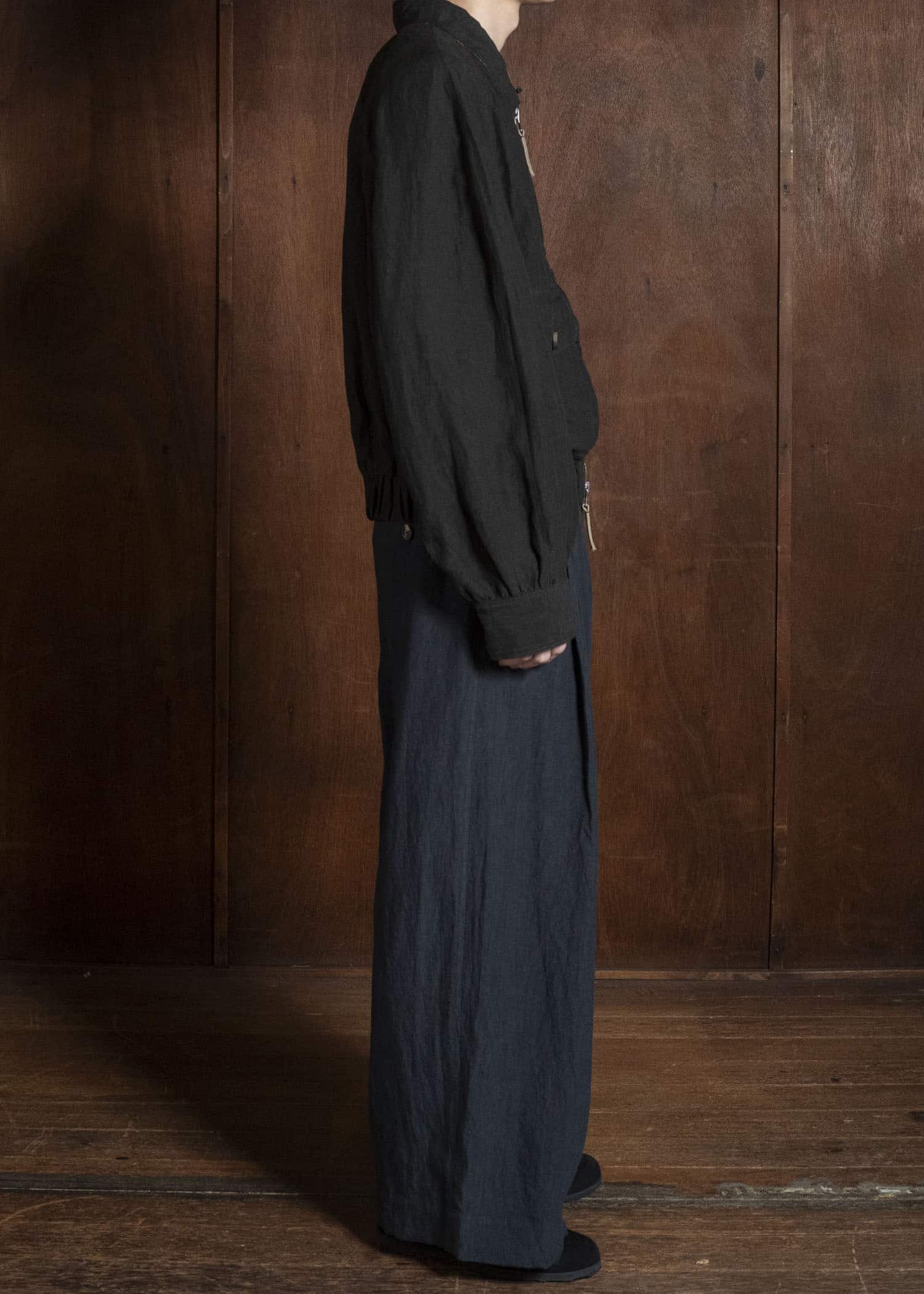 ZIGGY CHEN WIDE-LEG TROSUERS DARK INDIGO 0M2620510