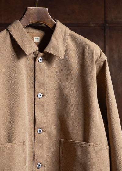 Taiga Takahashi Coverall Jacket Camel Lot.303