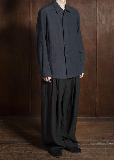 ZIGGY CHEN CLASSIC SPREAD COLLAR SHIRT 25 0M2620710