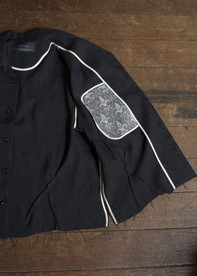 Professor.E CHECK SS BLACK 26SS-PE-SSH-01