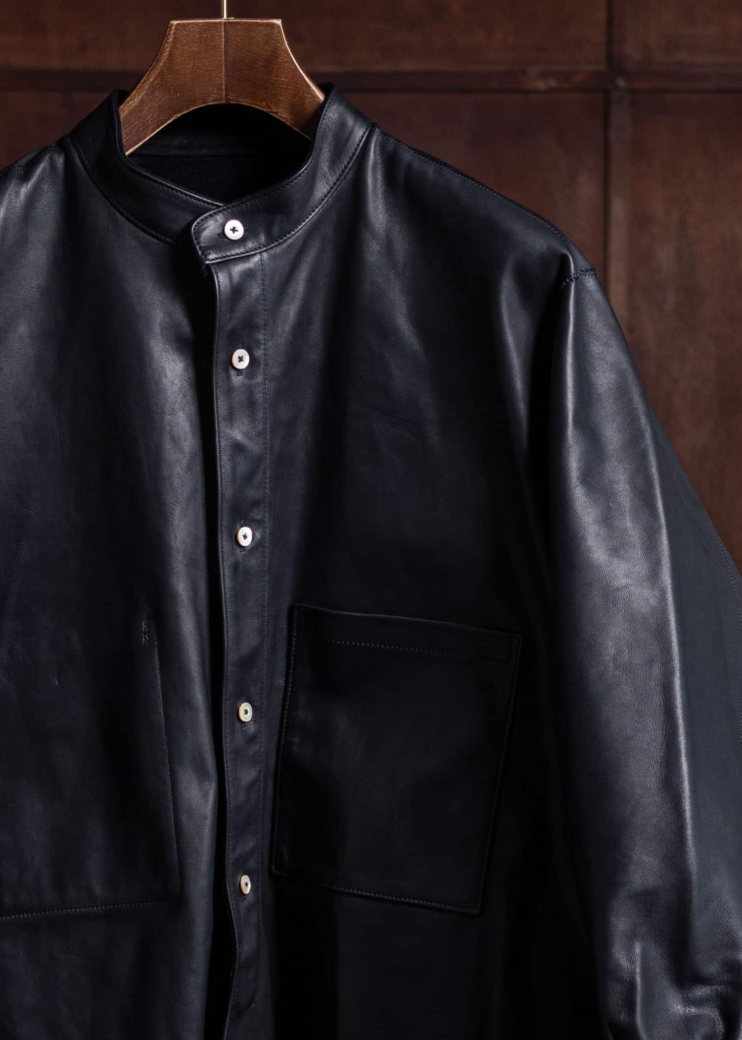 KLASICA BOTTOM Reversible Leather Shirts