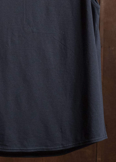 shi shi 26S3C2BK COCOON-wide tank top BK
