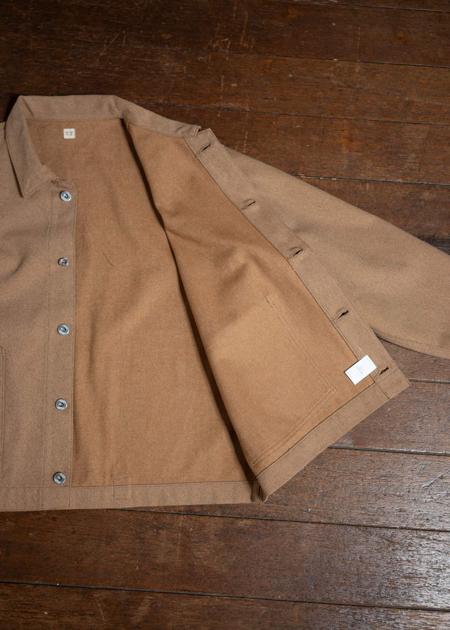 Taiga Takahashi Coverall Jacket Camel Lot.303