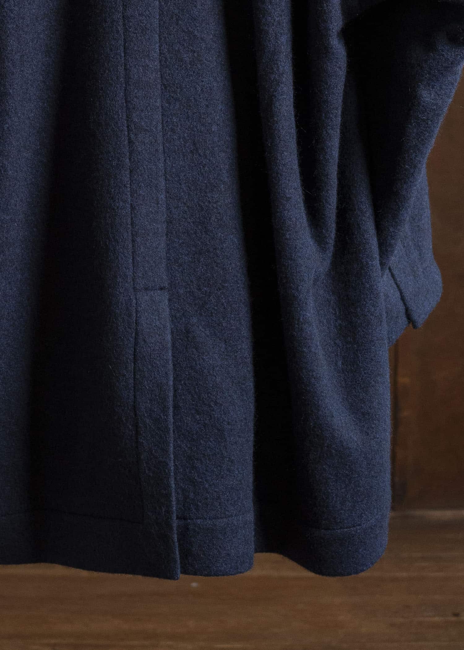 JAN-JAN VAN ESSCHE COAT#33 BLAZER-STYLE OVERCOAT Brushed Alpaca Wool