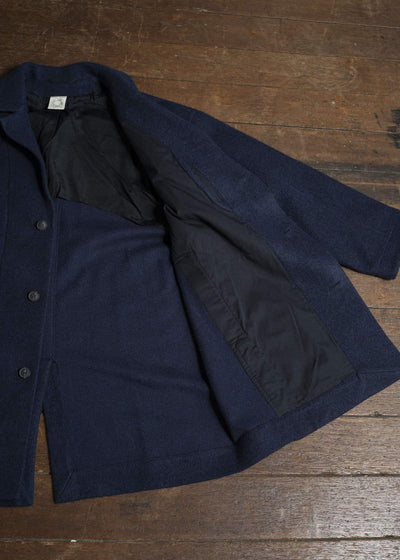 JAN-JAN VAN ESSCHE COAT#33 BLAZER-STYLE OVERCOAT Brushed Alpaca Wool