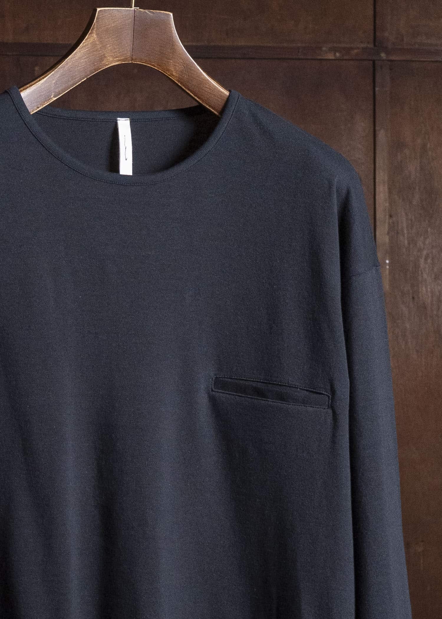 shi shi 26S2C1BK COCOON-longsleeve tee BK