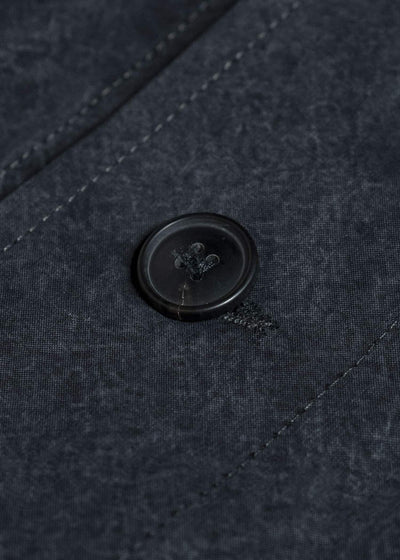 JAN-JAN VAN ESSCHE COAT#34 LONG COAT Time Washed Canvas Black