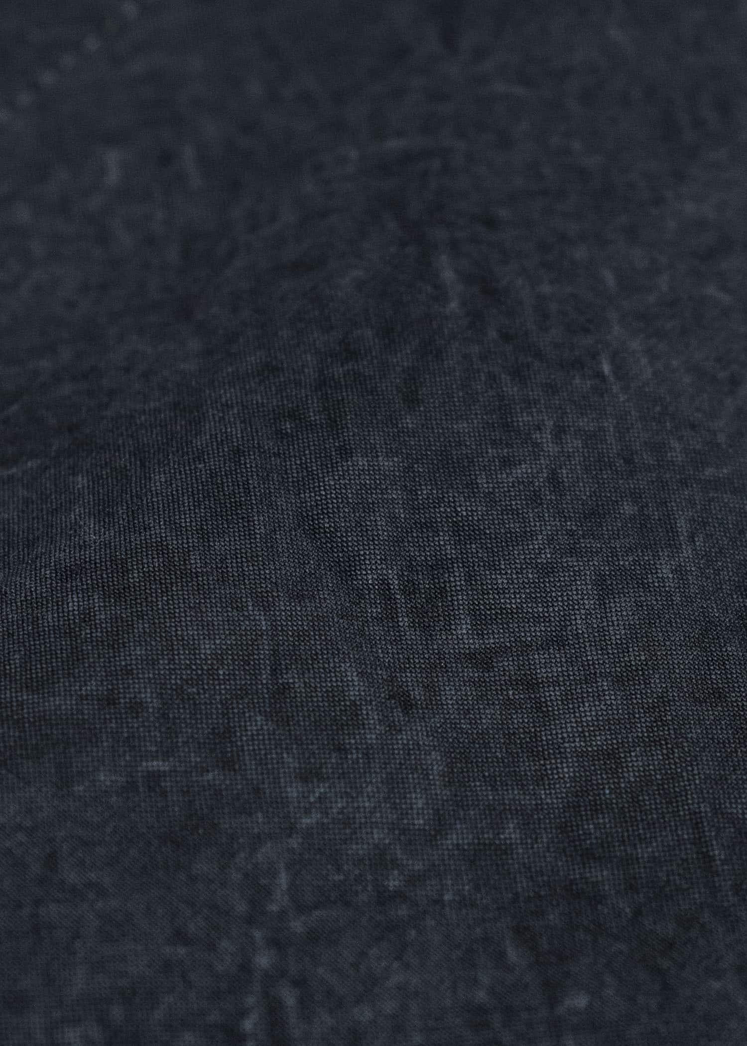 JAN-JAN VAN ESSCHE COAT#34 LONG COAT Time Washed Canvas Black