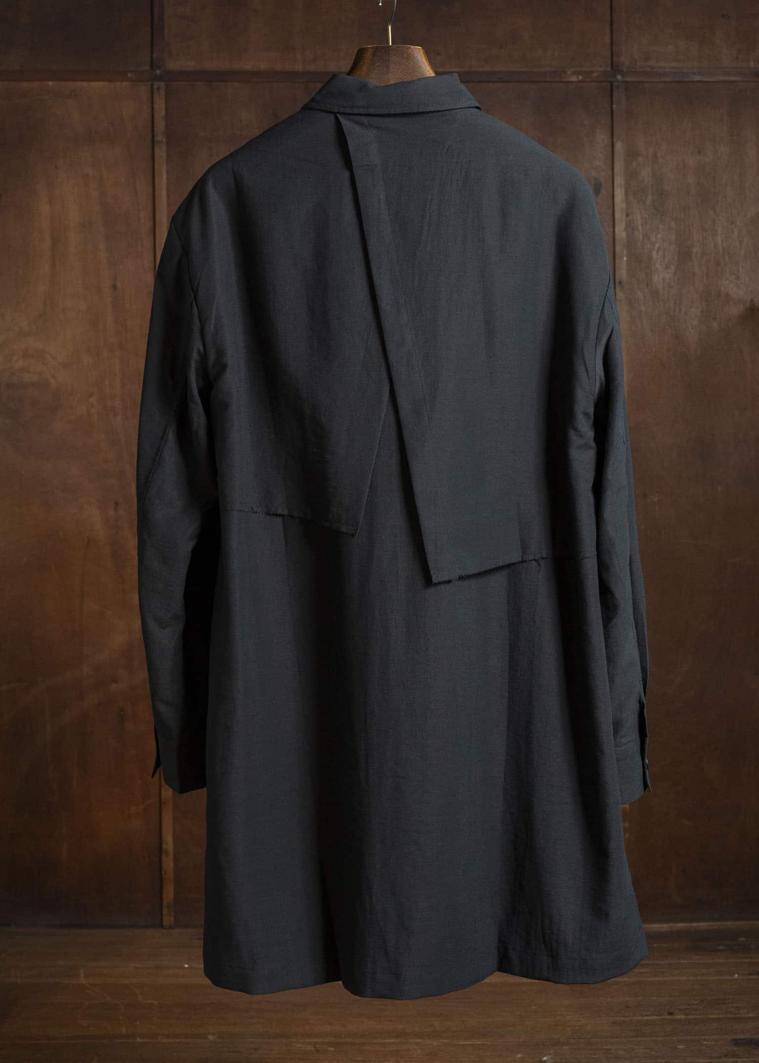 OVERSIZED LAYERED SHIRT BLACK 26SS-PE-LSH-02