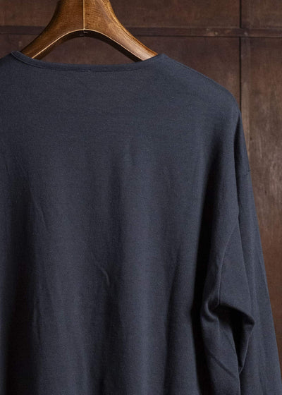 shi shi 26S2C1BK COCOON-longsleeve tee BK