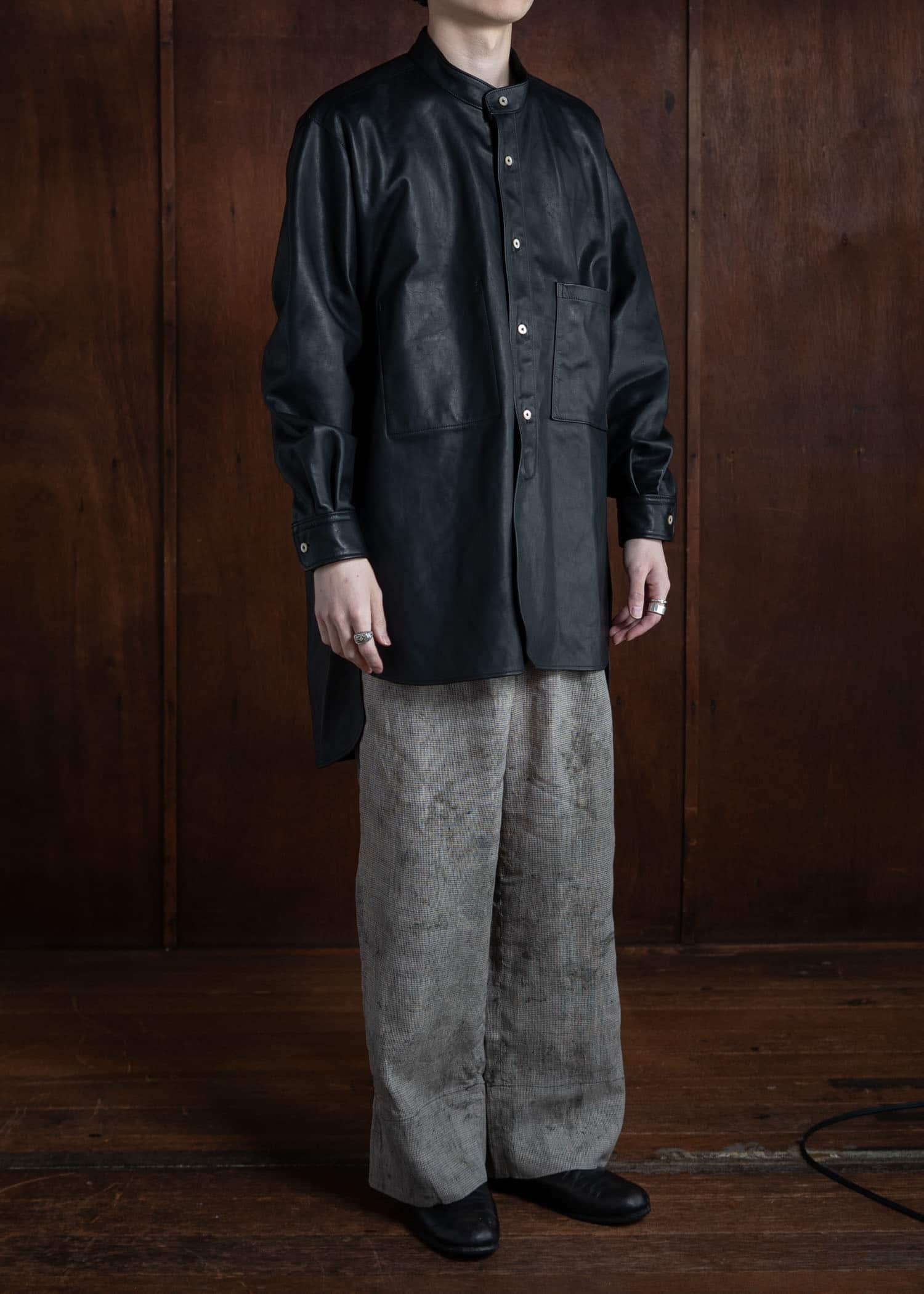 KLASICA BOTTOM Reversible Leather Shirts