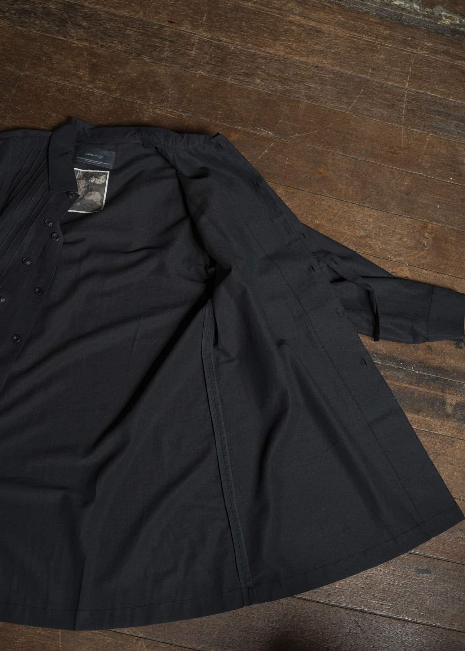 OVERSIZED LAYERED SHIRT BLACK 26SS-PE-LSH-02
