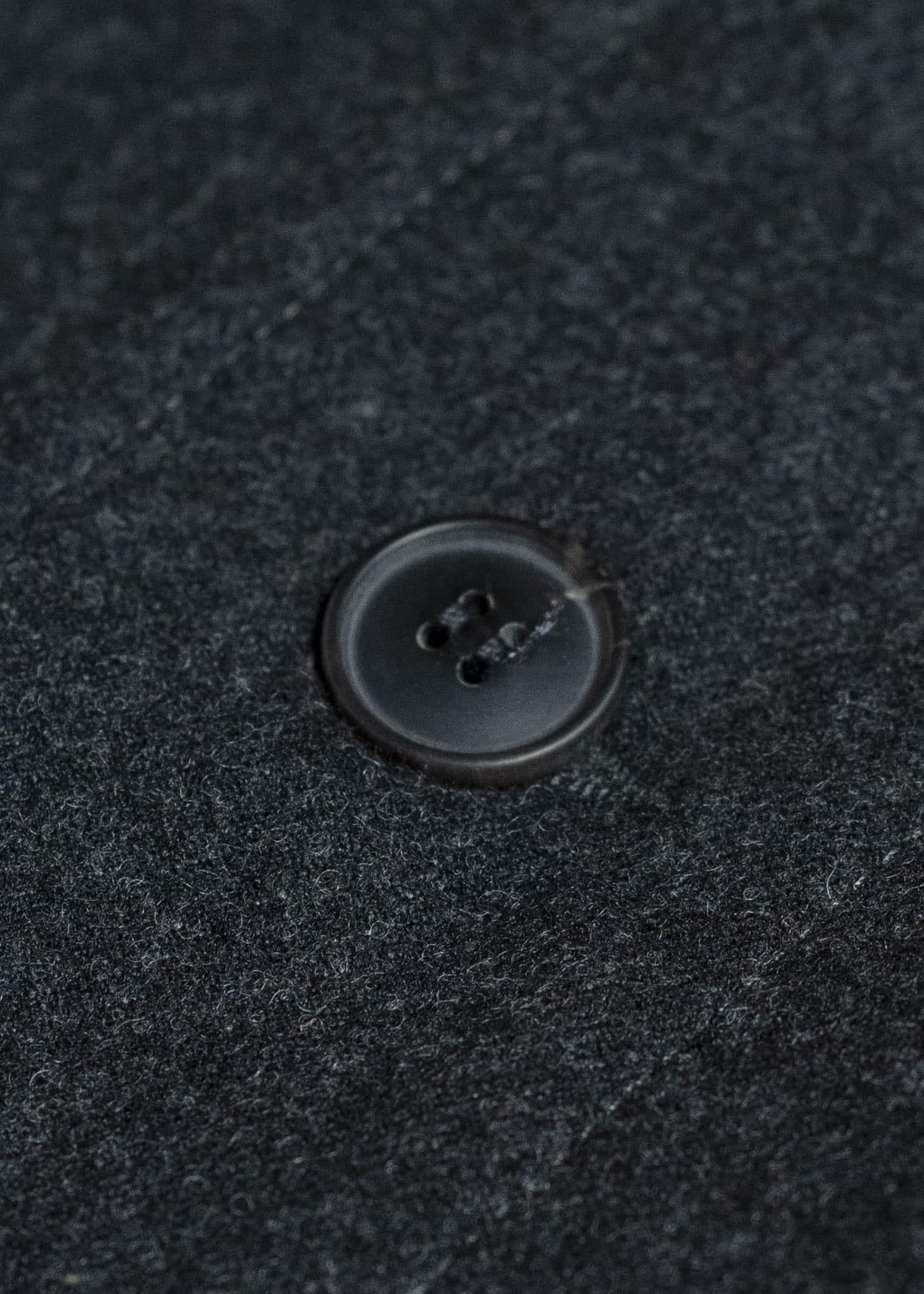 JAN-JAN VAN ESSCHE COAT#34 LONG COAT Soft Brushed Twill Anthracite