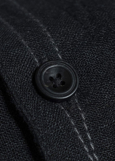 Professor.E POPLIN SHIRT BLACK 26SS-PE-LSH-03