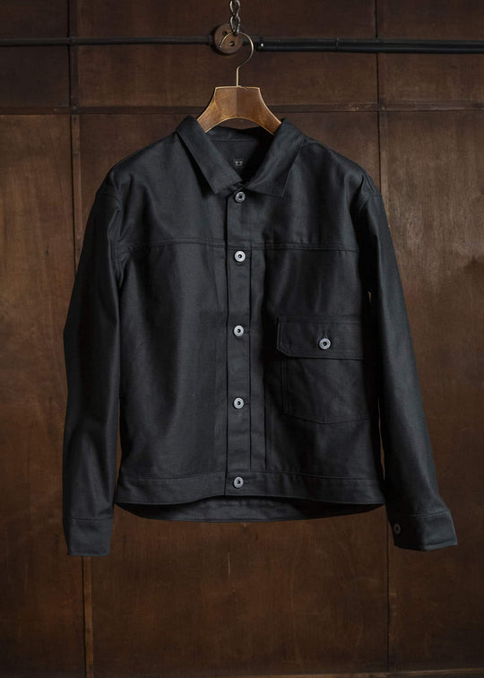 Taiga Takahashi Lot.333-Black Buckle-Backed Jacket C.1930’S Black