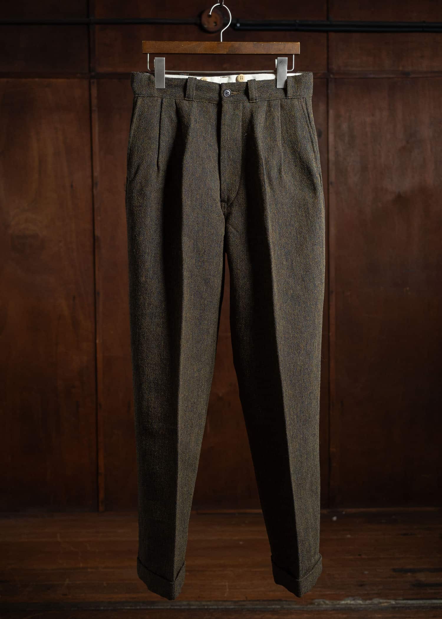 Taiga Takahashi Work Trousers Brown Lot.201