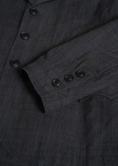 Professor.E ZIG-ZAG STITCH BLAZER DUST GREY 26SS-PE-JKT-05