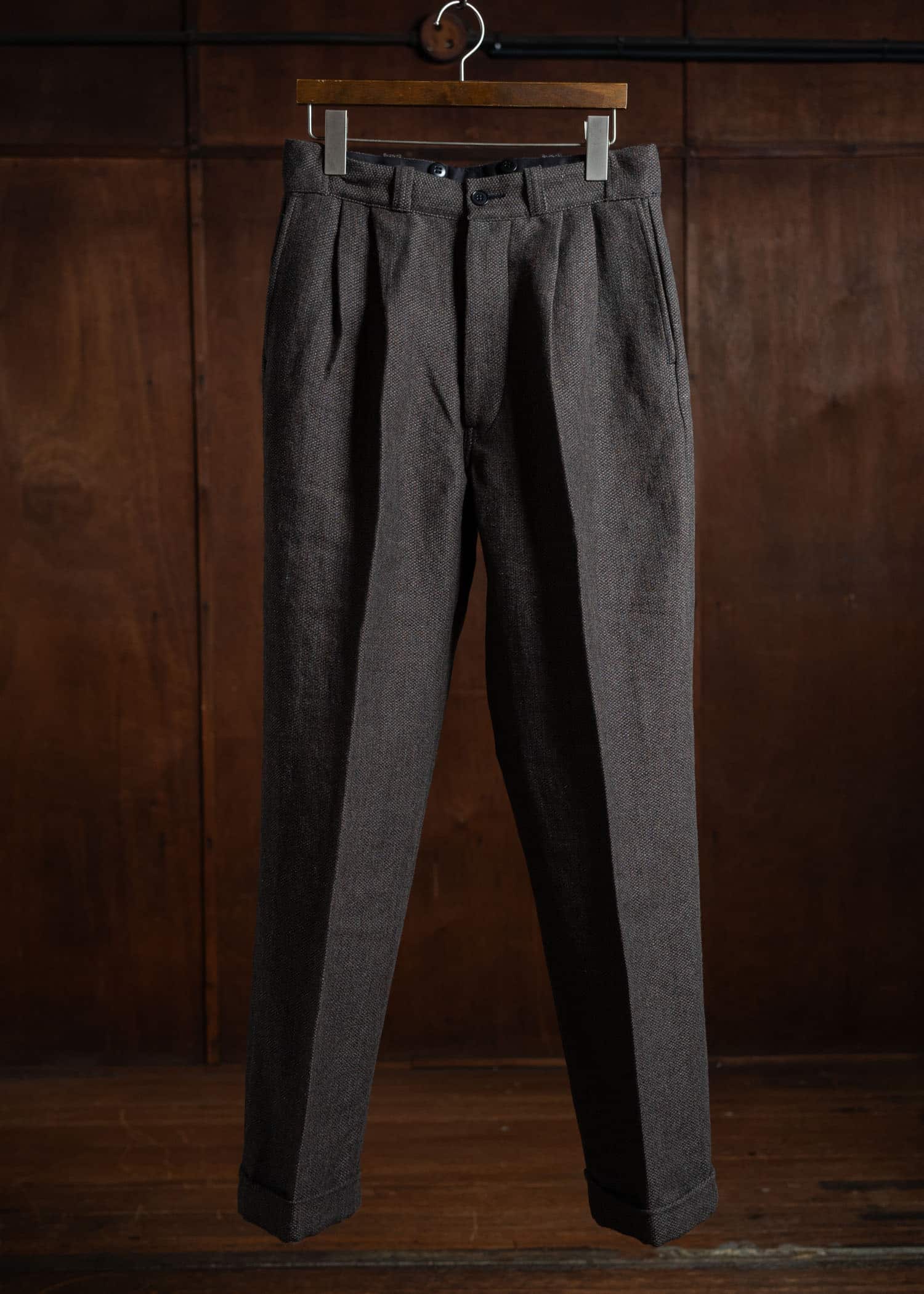 Taiga Takahashi Work Trousers Gray Lot.201