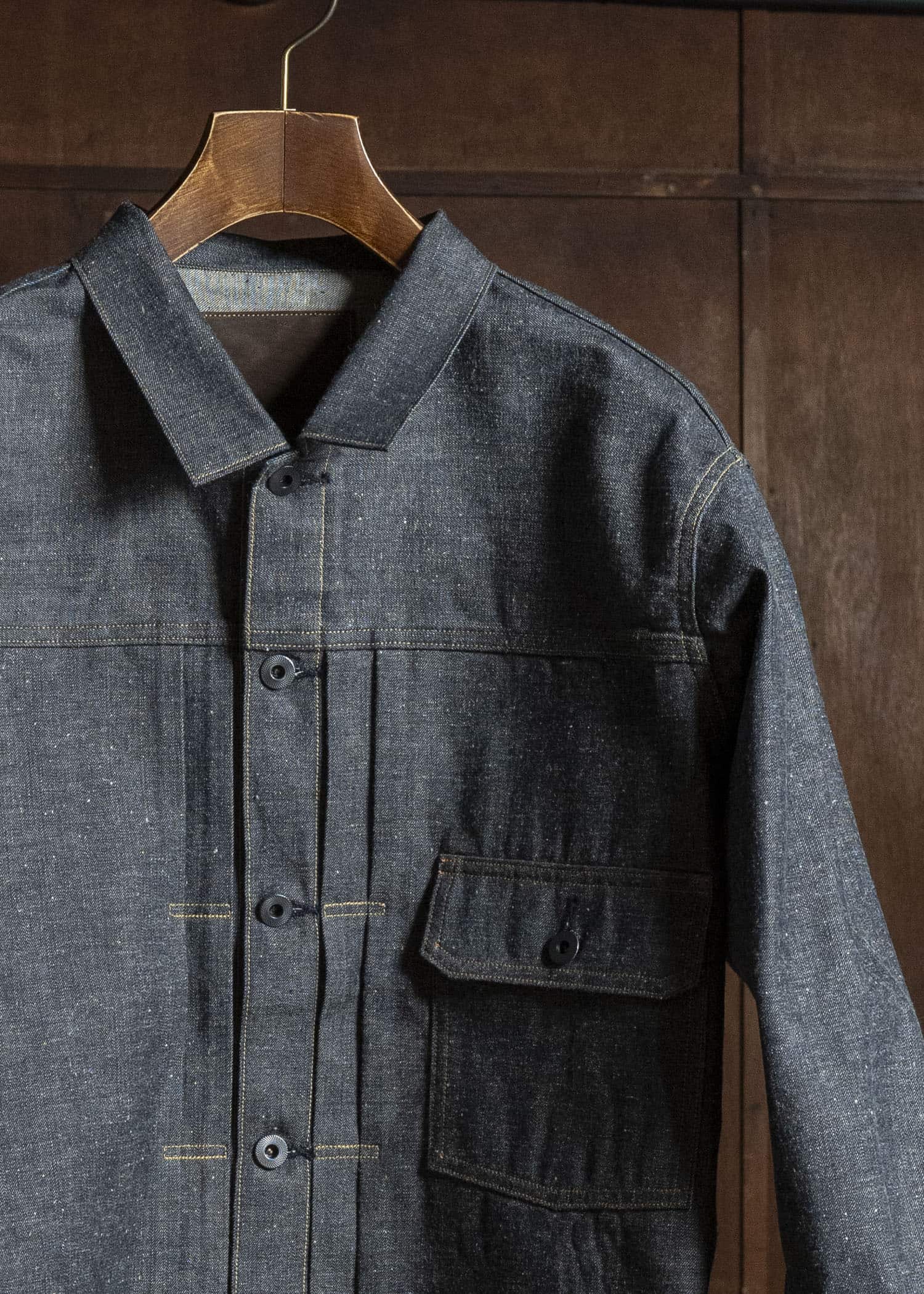 Taiga Takahashi Lot.720-Raw Indigo Denim Jacket C.1930’S Raw Indigo