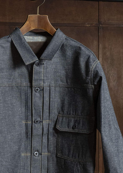 Taiga Takahashi Lot.720-Raw Indigo Denim Jacket C.1930’S Raw Indigo