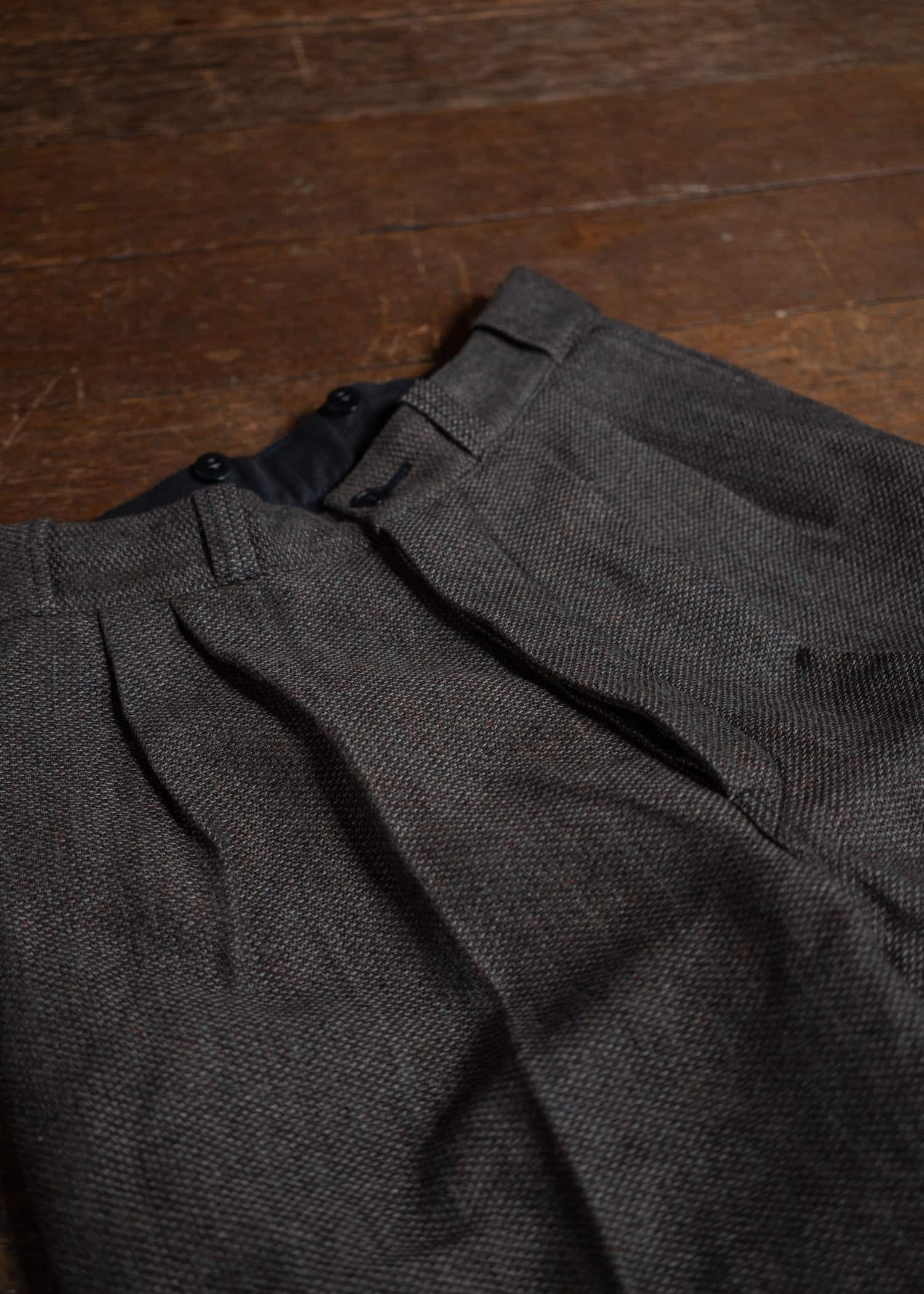 Taiga Takahashi Work Trousers Gray Lot.201