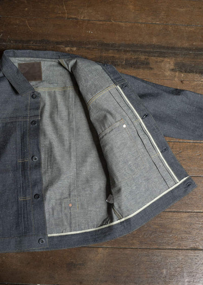 Taiga Takahashi Lot.720-Raw Indigo Denim Jacket C.1930’S Raw Indigo
