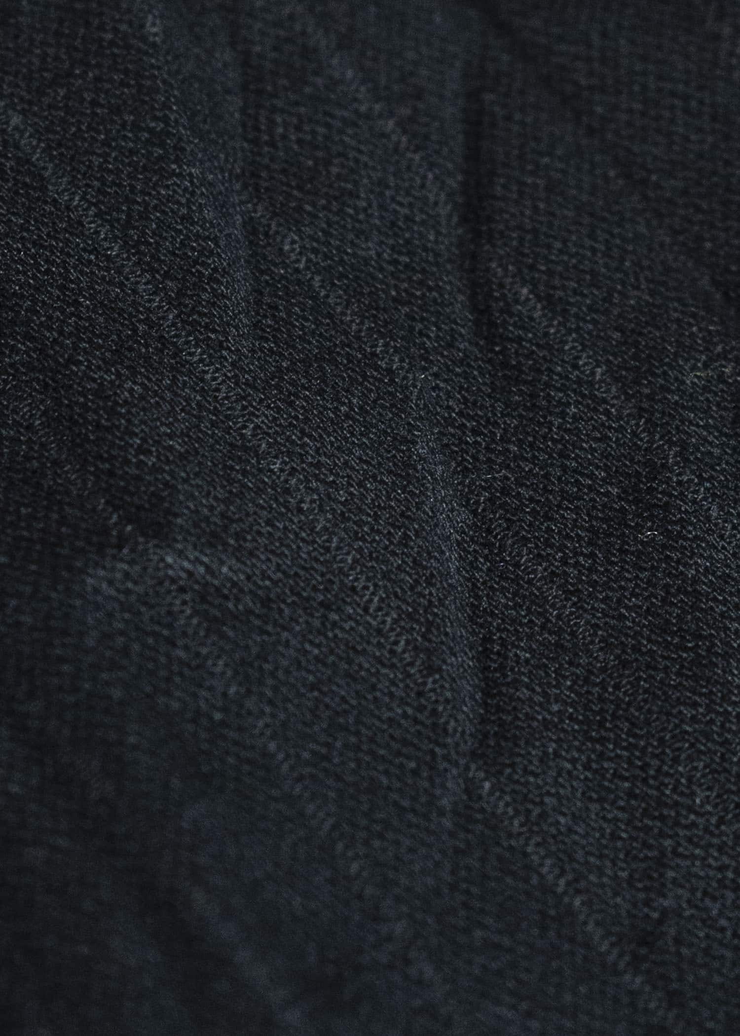 JAN-JAN VAN ESSCHE TROSERS #89 TROUSERS WITH ELAS-TIC Wrinkle Cotton Black Striped