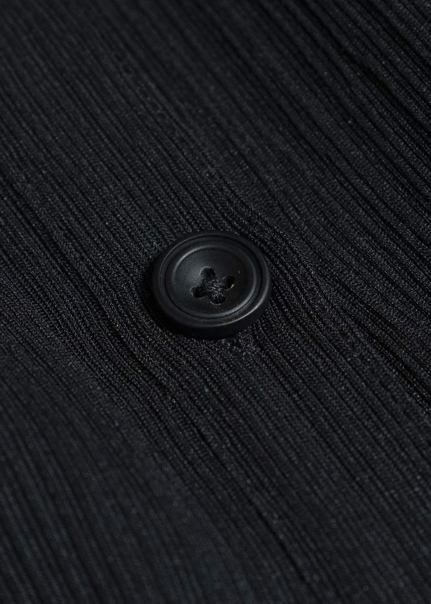 Professor.E STRUCTURED OVERSIZED SHIRT BLACK 26SS-WNS-LSH-03