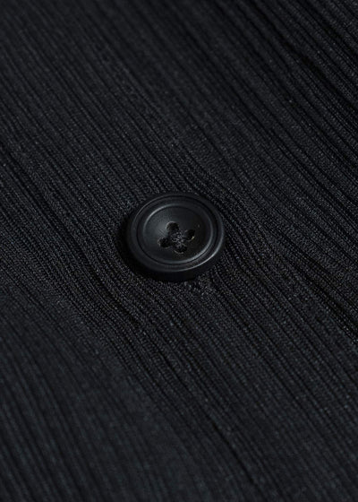 Professor.E STRUCTURED OVERSIZED SHIRT BLACK 26SS-WNS-LSH-03