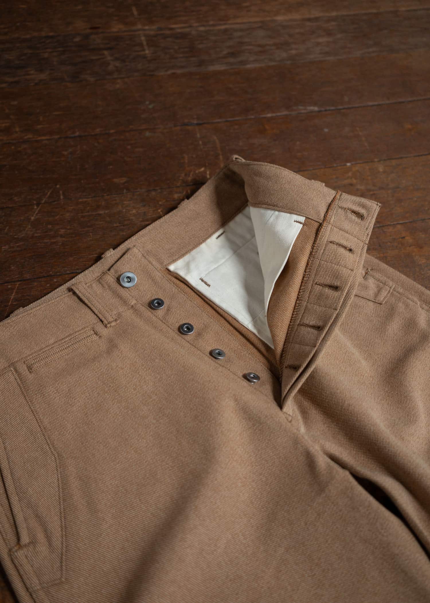 Taiga Takahashi Engineer Trousers Camel Lot.202