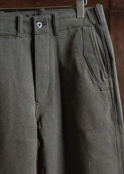 Taiga Takahashi Engineer Trousers Sage Green Lot.202