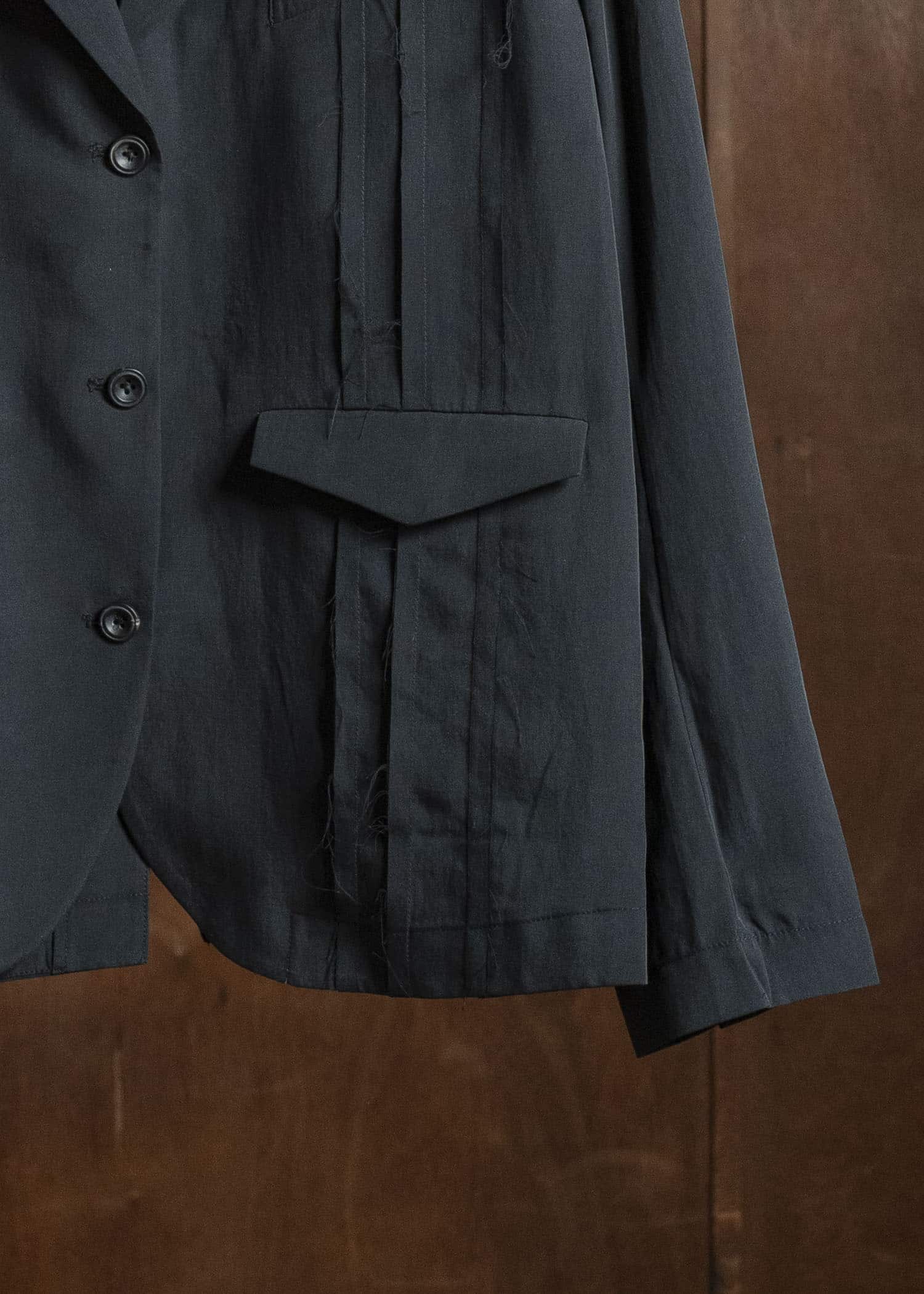 Professor.E SPLIT-BACK BLAZER BLACK 26SS-WNS-JKT-01