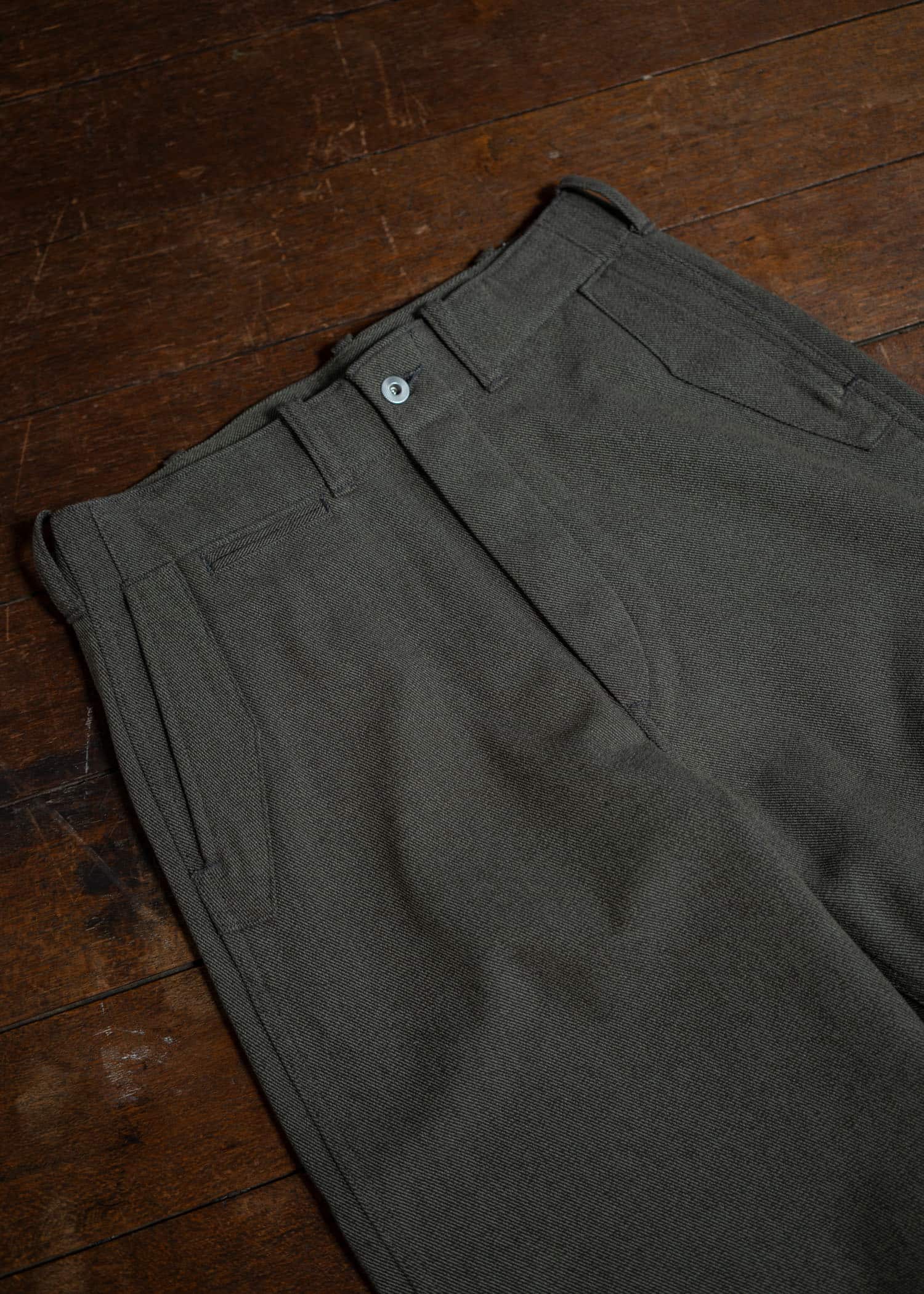 Taiga Takahashi Engineer Trousers Sage Green Lot.202