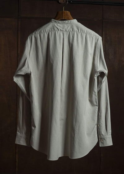 Taiga Takahashi Lot.104-Beige Band Collar Shirt Beige