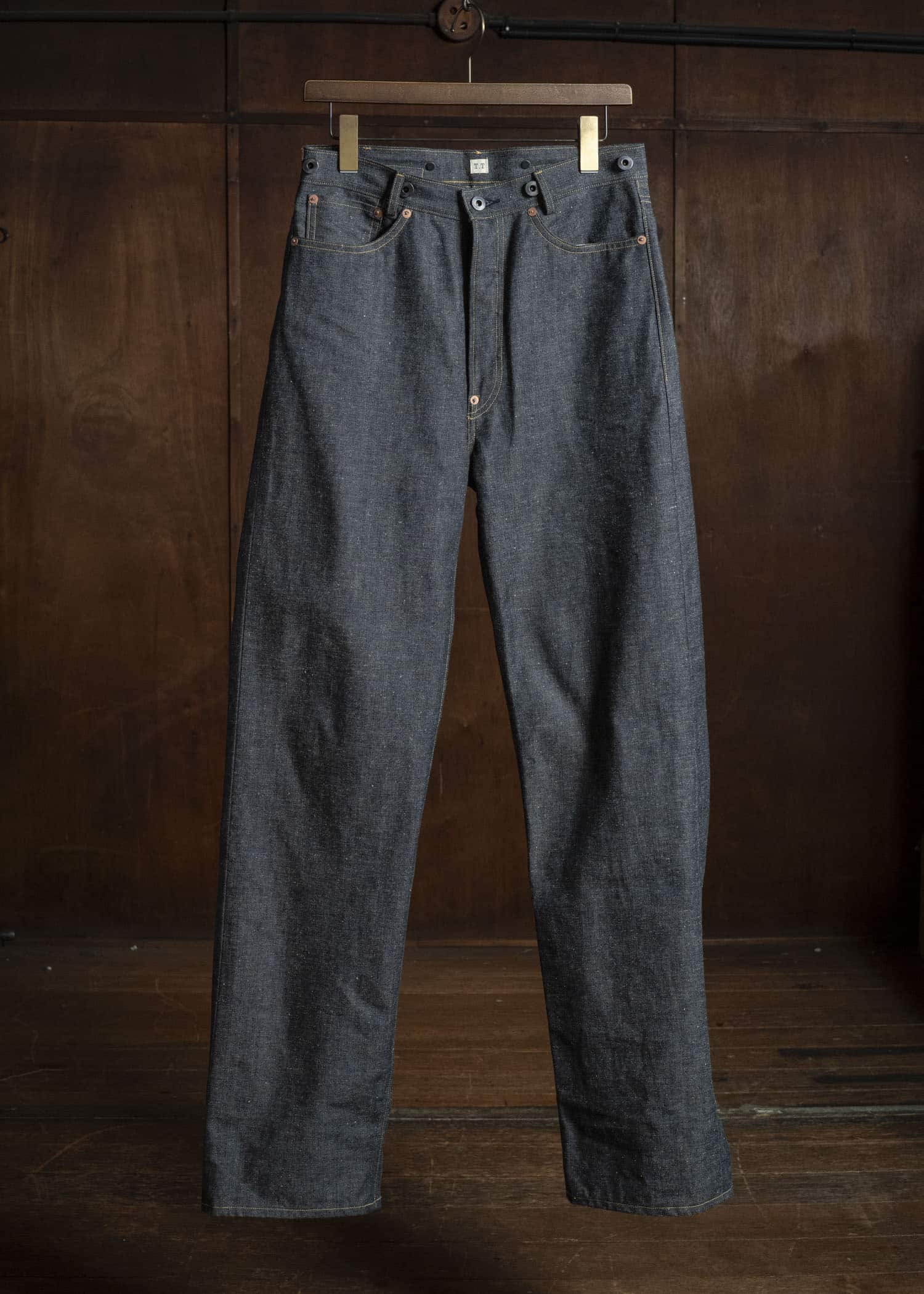 Taiga Takahashi Lot.721-Raw Indigo Denim Trousers C.1930’S Raw Indigo