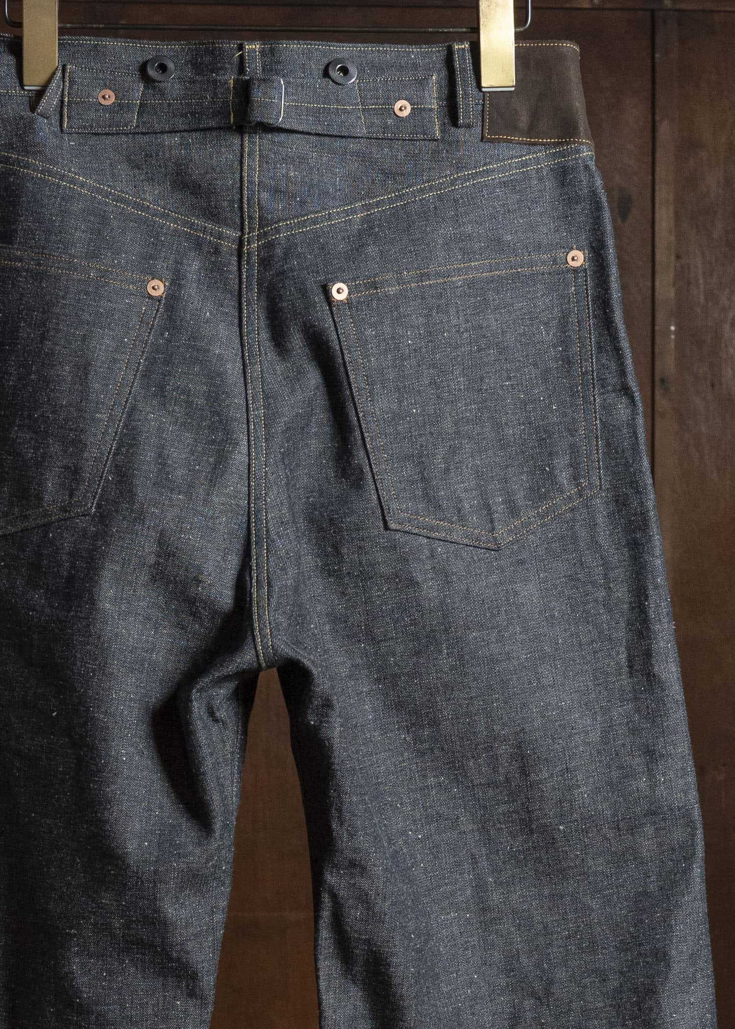 Taiga Takahashi Lot.721-Raw Indigo Denim Trousers C.1930’S Raw Indigo