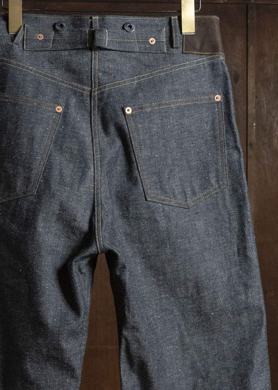Taiga Takahashi Lot.721-Raw Indigo Denim Trousers C.1930’S Raw Indigo
