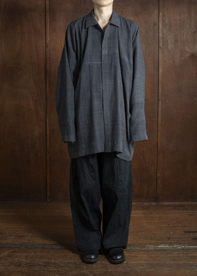 JAN-JAN VAN ESSCHE SHIRT#112 HANDWOVEN ERI FERMENTED