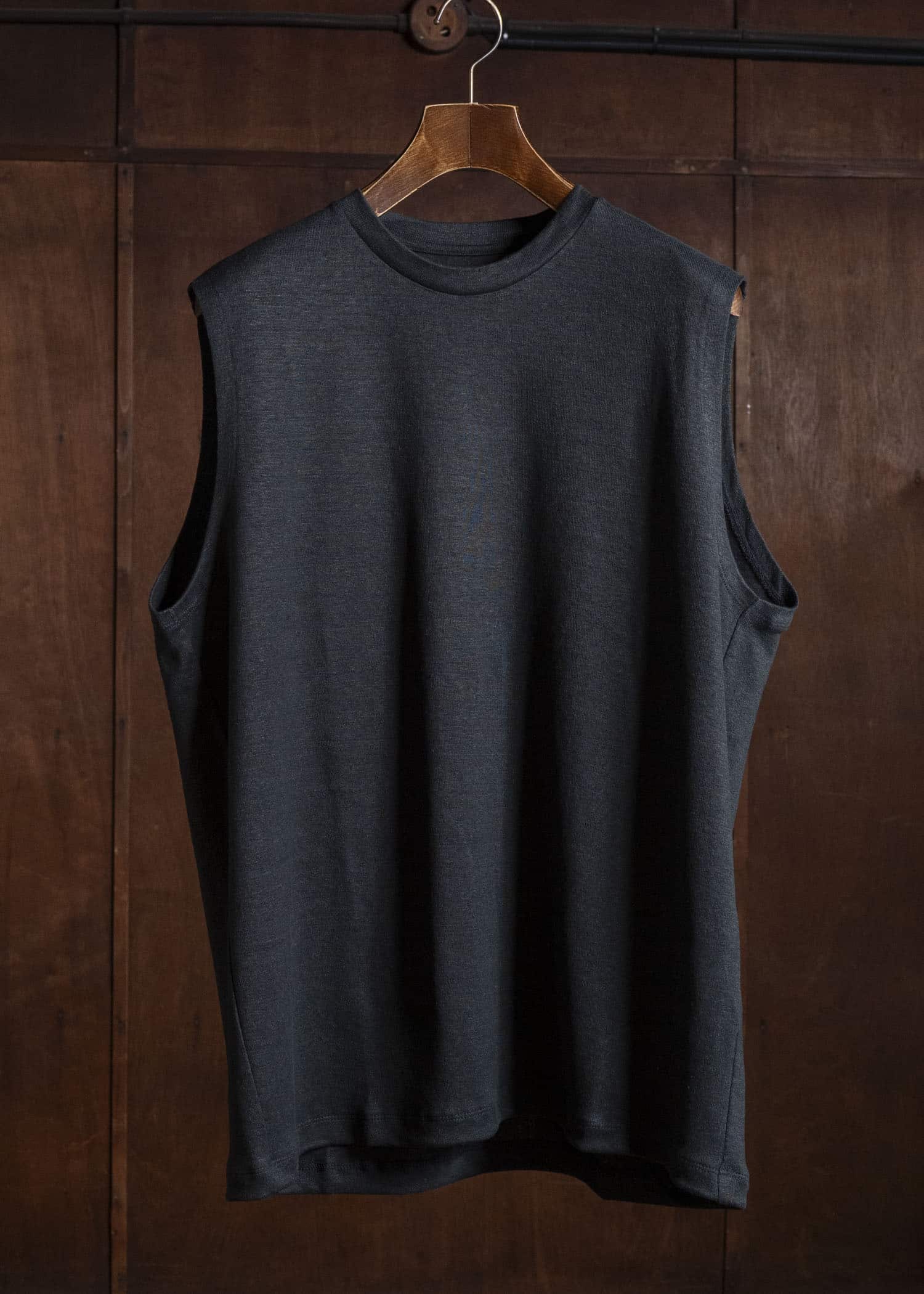 YOKO SAKAMOTO YS-26SS-83-BLACK Sleeveless Top BLACK