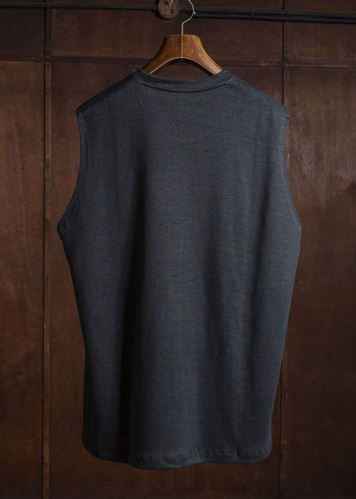 YOKO SAKAMOTO YS-26SS-83-BLACK Sleeveless Top BLACK