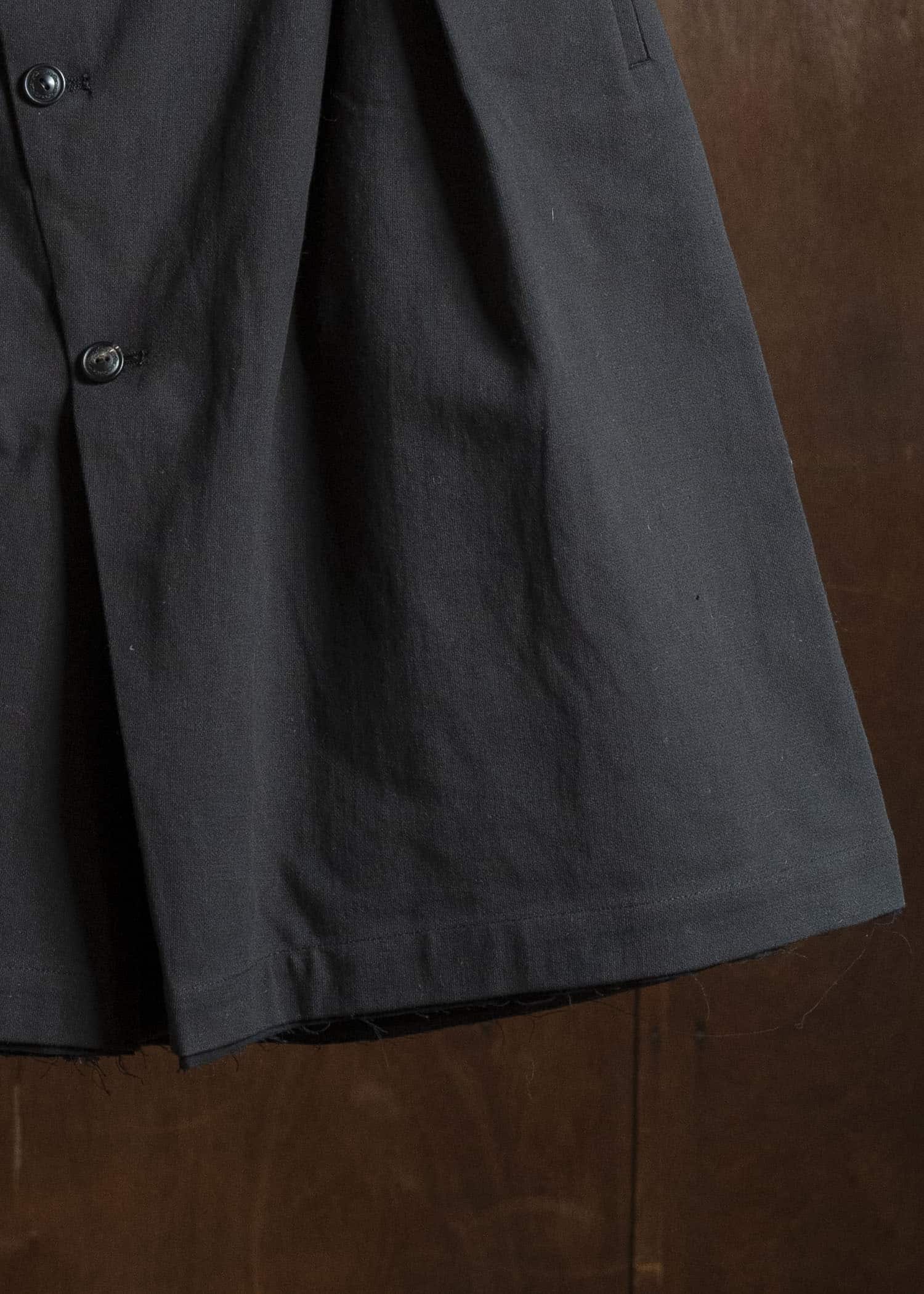 Professor.E BUTTON DRAFT SHORTS BLACK 26SS-PE-TRS-01