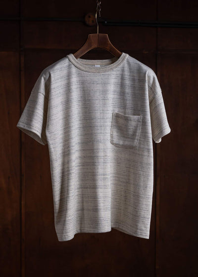 Taiga Takahashi Lot.601 Tee Shirt HEATHER IVORY