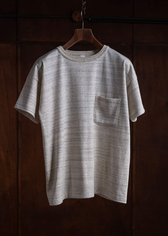 Taiga Takahashi Lot.601 Tee Shirt HEATHER IVORY