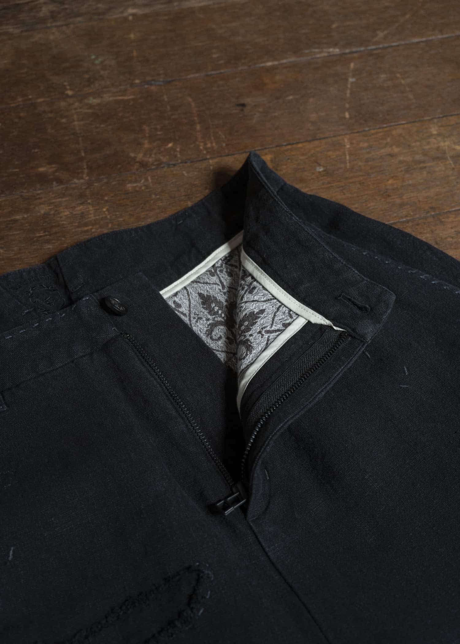 Professor.E REPAIRED CHINO BLACK 26SS-PE-TRL-01