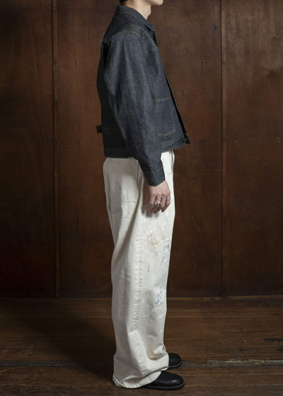 Taiga Takahashi Denim Jacket Side Panel Lot.714 Raw Indigo